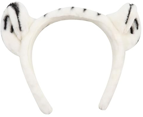 BESPORTBLE Tier Ohren Haarreif Kinder Weiß Tiger Ohren Stirnband Cartoon-Stirnband FüR KostüMspiele Und Party ZubehöR 8.66 X 6.89 X 1.18 Zoll
