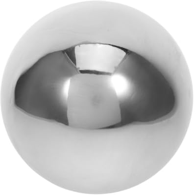 HEMOTON Edelstahl Gartenkugel Spiegelpoliert 150 Mm | Silber, Edelstahl, Sicher Und Langlebig, FüR Fotografie, KüChe, Wohnzimmer