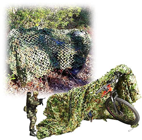 BCJMKDX Sun Shade Awning, Shade Sail For Camouflage Hide Shooting Party Decoration Military Hunting Bird Watching Shelter(3x10m/9.8x32.8ft)
