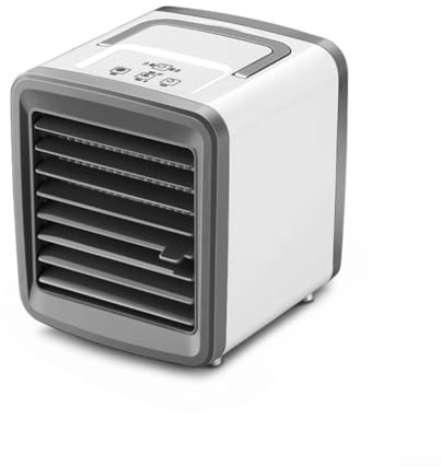 Pumixiy Mini Car Air Cooler With Humidifier Spray Function,USB Rechargeable Personal Space Cooler Fan,Adjustable Wind Speed For Vehicle Office