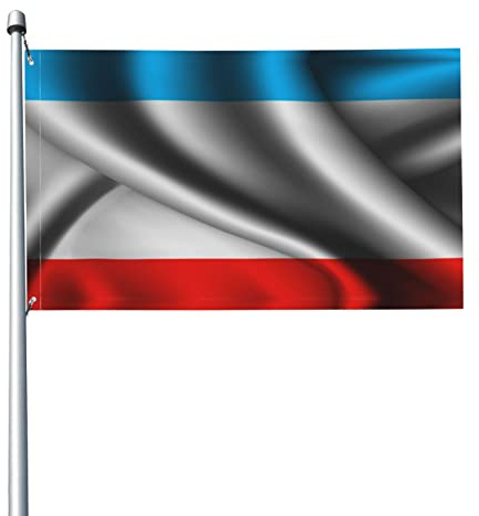 Flagge Der Krim Flagge Mit Tülle Fahne Perfekte Gartenfahne Für Lawn Porch Veranda 90X150Cm