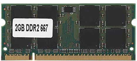 Naroote Memoria para Portátil DDR2 2G para Placa Base /, 200 Pines, Alto Rendimiento, 667MHz RAM para PC2-5300 Notebook