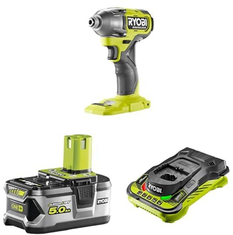 RYOBI RID18BL-0 Brushless Impact Driver + 5ah Battery & Charger