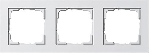 GIRA Serie Standard 55 - reinweiß glänzend (021329) Rahmen 3f reinweiß E2