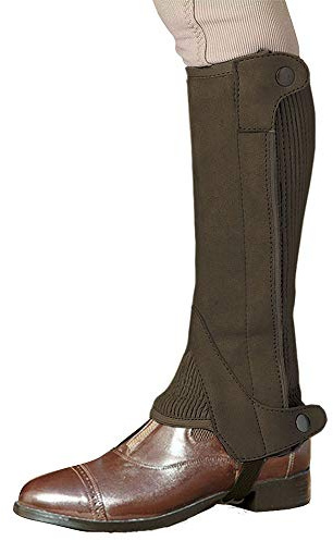 Ovation - Ladies Elite Amara Half Chaps Brown Size: M
