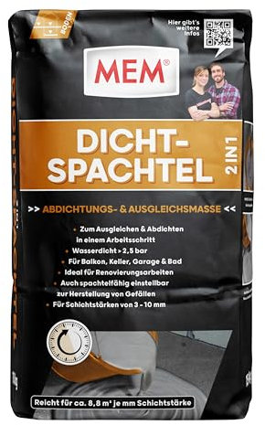 MEM Dicht Spachtel 15 Kg