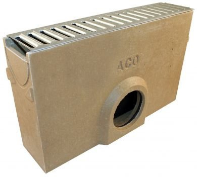 ACO RainDrain Sump Unit with Grating - Galvanised Steel