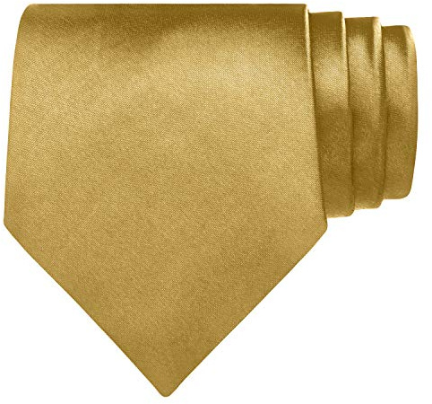 BomGuard Herren Krawatte 3er Set 8 cm breit, gold