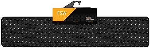 FSW Bike Floor, Work Mat - 183Cm X 30.5Cm - 3mm Rubber | Heavy-Duty Rubber Workshop Mat, Non-Slip & Waterproof, 3mm All-Weather