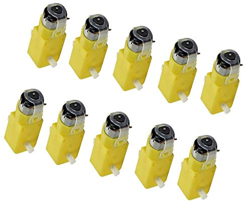DollaTek 10Pcs Smart Car TT Motor Launch Gear Motor for Arduino