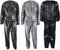 Heavy Duty Sauna Suit Men Women Weight Loss Exercise Slim Gym Fitness Workout Anti-Rip PVC Sweat Sauna Suit (Black, XL)