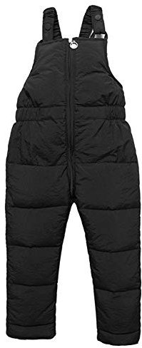 Happy Cherry - Salopette Bébé Chaud Hiver Garçon Fille Combinaison de Neige Manteau Duvet Doudoune sans Manche Matelassé Enfant Pantalons Longs de Ski pour École Plein Air - 3-4 Ans