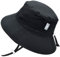 Jan & Jul Wasserabweisender Baby Sonnenhut mit UV-Schutz (S: 0-6 Monate, Schwarz)
