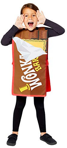 Amscan - Kinderkostüm Wonka Schokolade aus Charlie und die Schokoladenfabrik, Überwurf, Willy Wonka, Motto-Party, Karneval