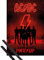 1art1 AC/DC Plakat | Bild (91x61 cm) Pwr Up + EIN Paar Posterleisten, Schwarz