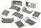 UKCable-Ties Stainless Steel Cable Ties Base 4 & 6mm Hole M4 M6 Anchor Saddle Mounting Fire and Corrosion Resistant (25, 6mm (M6 Hole))