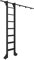 Set di Scala della Libreria del Fienile Scorrevole Kit Hardware per Scale con libreria Scorrevole da 3, 3 Piedi- 20 Piedi, libreria con scaletta Scorrevole Set Completo di binari di rotolamento con r