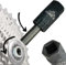 Fantic26 Fahrrad Kassettenabzieher MTB Ebike Road Ketten Verschlussring Centerlock Montage Werkzeug Nuss (Montage Nuss 12mm Führung Steckachse Schwarz)