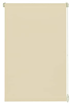 YOURSOL EasyFix Rollo Tone in Beige, 75 x 150 cm, Rollo Ohne Bohren, Klemmfix Rollo, 75% Blickdicht und lichtdurchlässig