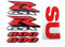 Für Suzuki GSXR 1000 750 600 GSX-R K1 K2 K3 K4 K5 K6 K7 K8 K9 K10 Aufkleber Emblem Motorrad Verkleidungssatz Seitenaufkleber Abzeichen Schmücken (Color : for 600 Red)