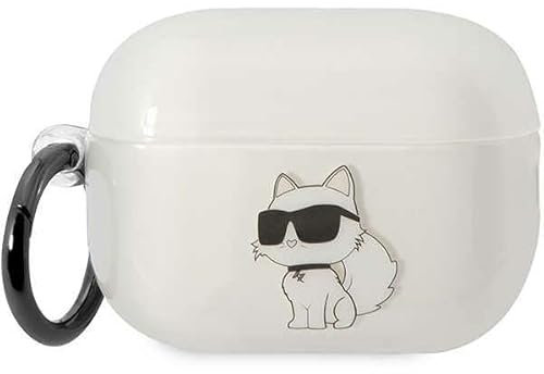 Karl Lagerfeld KLAP2HNCHTCT Hülle für AirPods Pro 2 transparent Ikonik Choupette