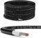 RedStar24 Premium Solar Cable 6mm² Negro - 100m - resistente a los rayos UV, flexible, cable fotovoltaico, cable PV, cable de conexión solar para panel solar, inversor y regulador de carga, duradero