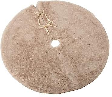 J-Line déco Noël Cache-Pied - Textile - Beige