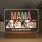 Transparent Gift Lámpara Personalizada Mamá Con Fotos Multicolor y Frase para Día de la Madre, Regalo Cumpleaños Mujer. Ideas Regalos Originales para Mamá. Diseño en Placa Metacrilato con Luz