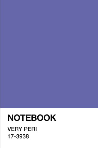 VERY PERI NOTEBOOK - Color of the Year Edition: Pantone Inspired Composition Notebook 120 pages Journal Notepad 6x9 Diary Planner