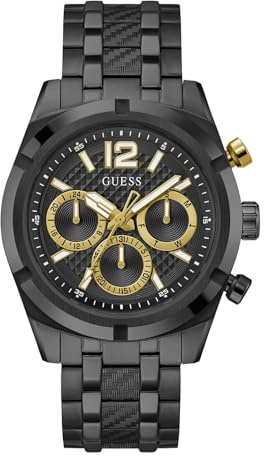 GUESS Herren Armbanduhr aus Edelstahl