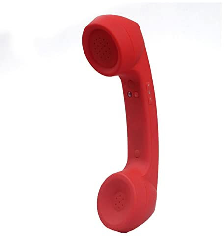 Ricevitore telefonico con USB ricaricabile, ricevitore wireless Bluetooth in ABS, anti-radiazioni, supporto per rispondere ai rifiuti del telefono, stereo, comodo accessorio per telefono cellulare