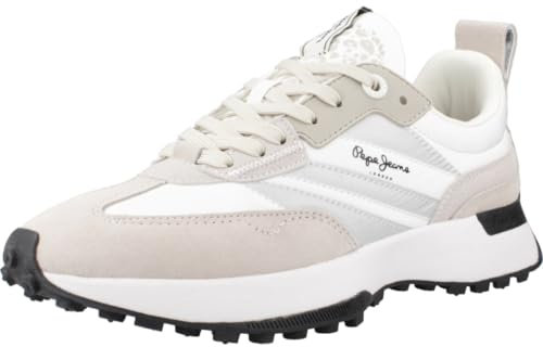 Pepe Jeans Lucky Top Leather Sneakers White