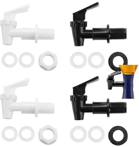 4 Ensembles De Remplacement Refroidisseur Robinet Bouteille D' Cruche, Distributeur Robinet Robinet Bec Boisson Levier pour Distributeur