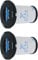 Daaxing Filtres lavables pour aspirateur Rowenta Gli Air Force Flex 760 ZR009003 - Filtres lavables et réutilisables (2 pièces)