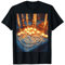 Rosenkranz Kreuz und Kerze Christlicher Glaube T-Shirt
