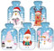 Reusable Hand Warmers, 5pcs Christmas Pocket Instant Hand Warmers, Reusable Gel Click Heat handwarmers Pad For Women Kids Camping, Hiking or Skiing