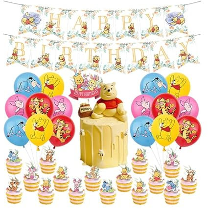 Kindergeburtstag Deko Party Luftballons Geburtstag Torte Deko Girlande Geburtstag Luftballons