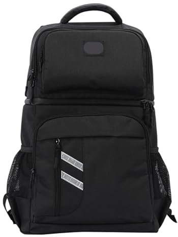 MAQDDO Cool Bag Large 40L Insulated Picnic Backpack Thermo Beer Cooler Bags Refrigerator For Thermal Bag 2 Compartment Outdoor Hiking For Camping(Black)