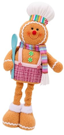 Lebkuchenmann-Fensterdekoration, skalierbar, Sammlerstück, Lebkuchen, Zwerge, Plüschtiere