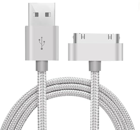 argtnayk For iPhone 4 Ladekabel, For iPod Ladekabel Alt, Alter Anschluss, Kompatibel Mit iPhone 4S 4 3GS, iPad 1 2 3, iPod Nano Touch, USB Lade- Und Synchronisationskabel