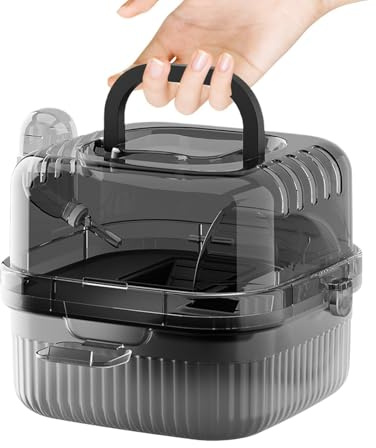 Transporteur pour Hamster Boîte Habitat Portable et aérée