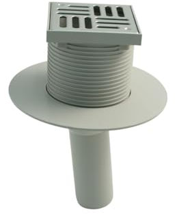 Marley Balkonablauf 100 x 100 mm DN 50 semkrecht