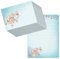 Schreibblock/Briefblock BÄRIGE WEIHNACHT DIN A5 (liniert 50 Blatt) inklusive 20 passenden Umschlägen/Briefpapier Set/Briefpapier Weihnachten/Weihnachtsbriefpapier