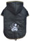 Doggydolly Regenmantel Pfote schwarz Mops, Bulldogge