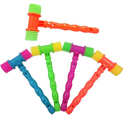 YeahiBaby Baby Kinder Musik Sound Spielzeug Musical Hammer Kleinkind Pädagogisches Spielzeug (Zufällige Farbe) 5 stücke