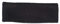 FosterNatur, Merino Stirnband Rippe mit Baumwollfutter, 100% Wolle (Schwarz)