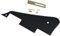 Dopro Pickguard für Epiphone Les Paul (3-lagig, mit goldfarbener Halterung) Schwarz