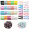 VEGCOO 300pcs Clips Pelo Niña Horquillas Pelo y Gomas Pelo Pequeña, Pinzas de Pelo Hebillas Pelo Lazos para el Cabello Accesorios Pelo Niña Bebé