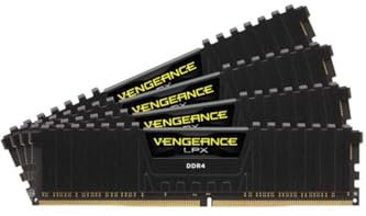 CORSAIR Vengeance LPX 32 GB (4 x 8 GB) DDR4 3600 (PC4-28800) C16 1,35 V Desktop-Speicher – Schwarz