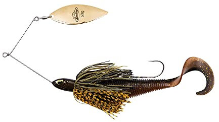 Berkley Zilla Spinnerbait - Spinnerblatt zum Süßwasserangeln auf Hecht, Zander und Barsch, Mudfight